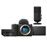 Sony ZV-E10 II + 16-50mm II + microfono per lo streaming ECM-S1
