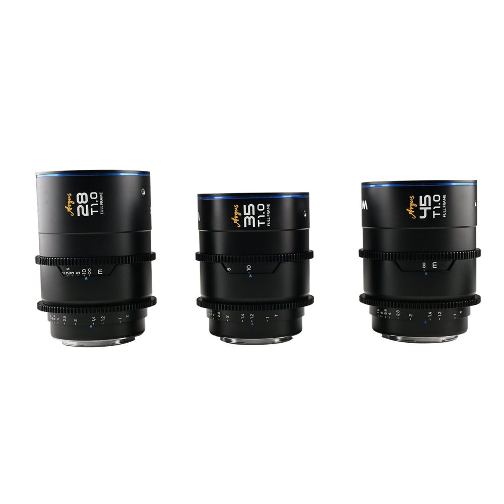 Pacchetto di 3 obiettivi Laowa Argus FF Cine (28mm, 35mm, 45mm) Nikon Z