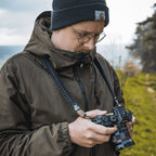 C-Rope Traveler tracolla per fotocamera Silent Nero, 100cm Paracord