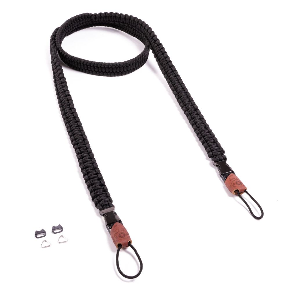 C-Rope Traveler tracolla per fotocamera Silent Nero, 140cm Paracord