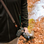 C-Rope Cinghia per fotocamera Traveler Caffè scuro, 140 cm Paracord