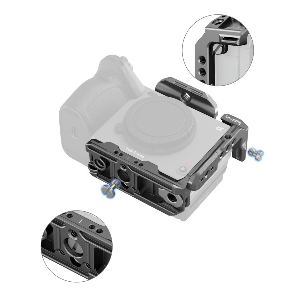 SmallRig HawkLock - Mezza gabbia a sgancio rapido per Sony FX3 / FX30 4772