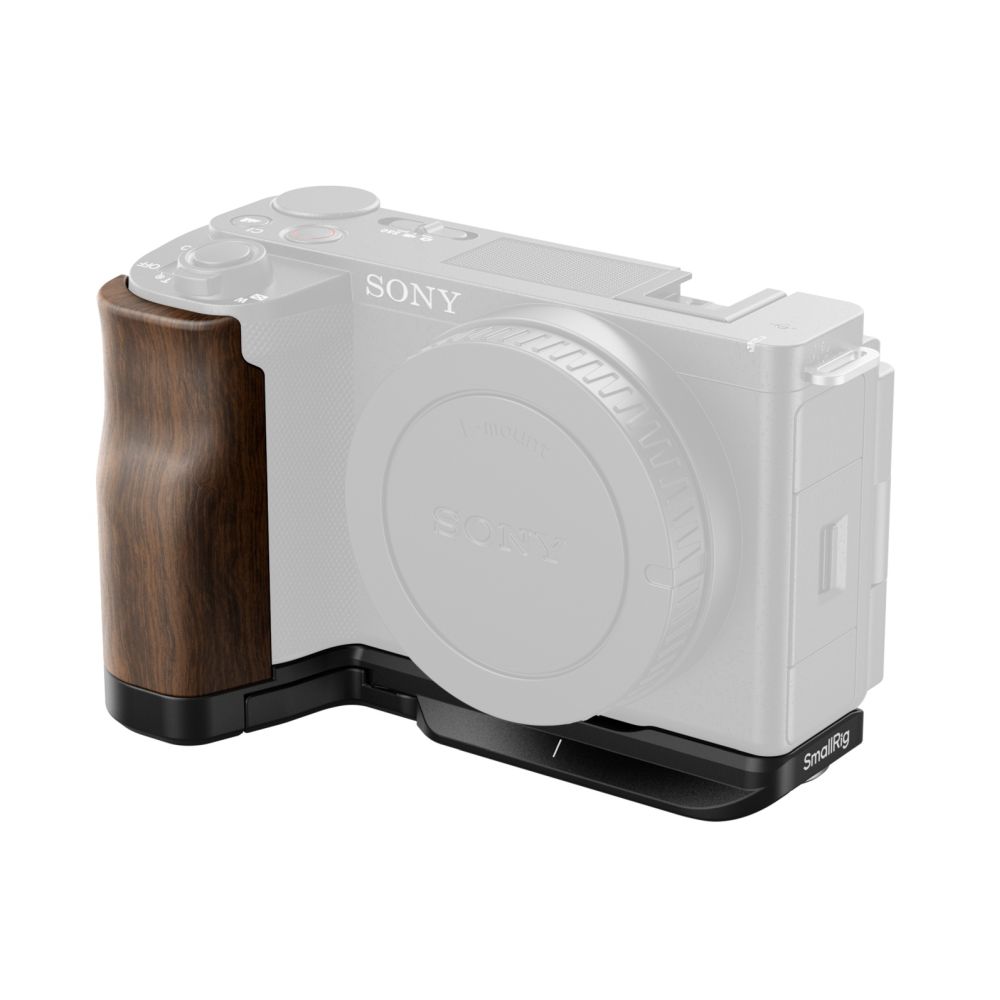 SmallRig Piastra di montaggio a L con impugnatura in legno per Sony ZV-E10 II 4864