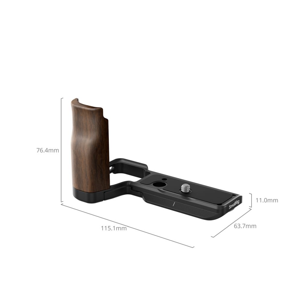 SmallRig Piastra di montaggio a L con impugnatura in legno per Sony ZV-E10 II 4864