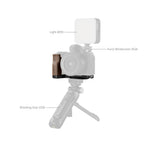 SmallRig Piastra di montaggio a L con impugnatura in legno per Sony ZV-E10 II 4864