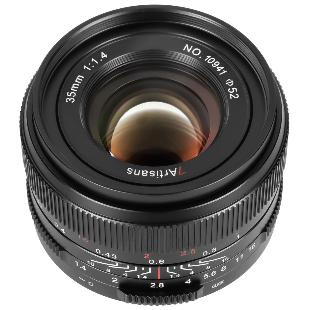 7Artisans 35mm f/1.4 Canon (attacco EOS-R) mark III FF nero