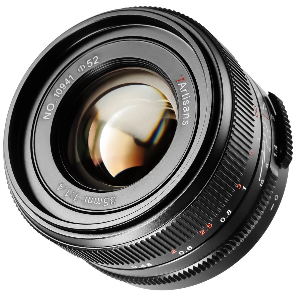 7Artisans 35mm f/1.4 Canon (attacco EOS-R) mark III FF nero