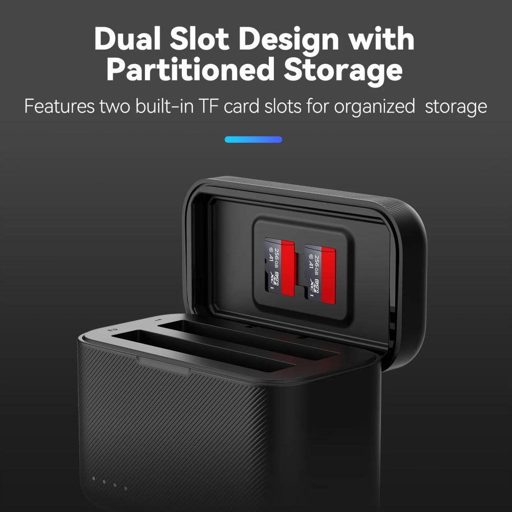 Telesin Charging box for Insta360 X4 batteries (2 slots)