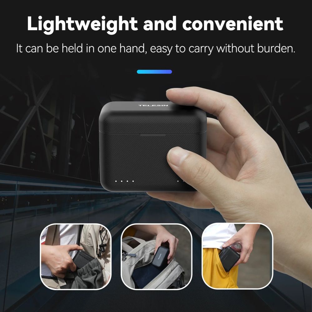 Telesin Charging box for Insta360 X4 batteries (2 slots)