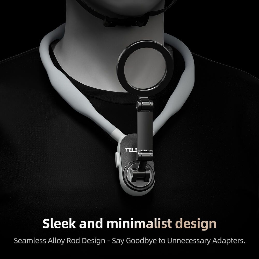 Telesin Neck Mount magnetic with MagSafe for smartphone, grey
