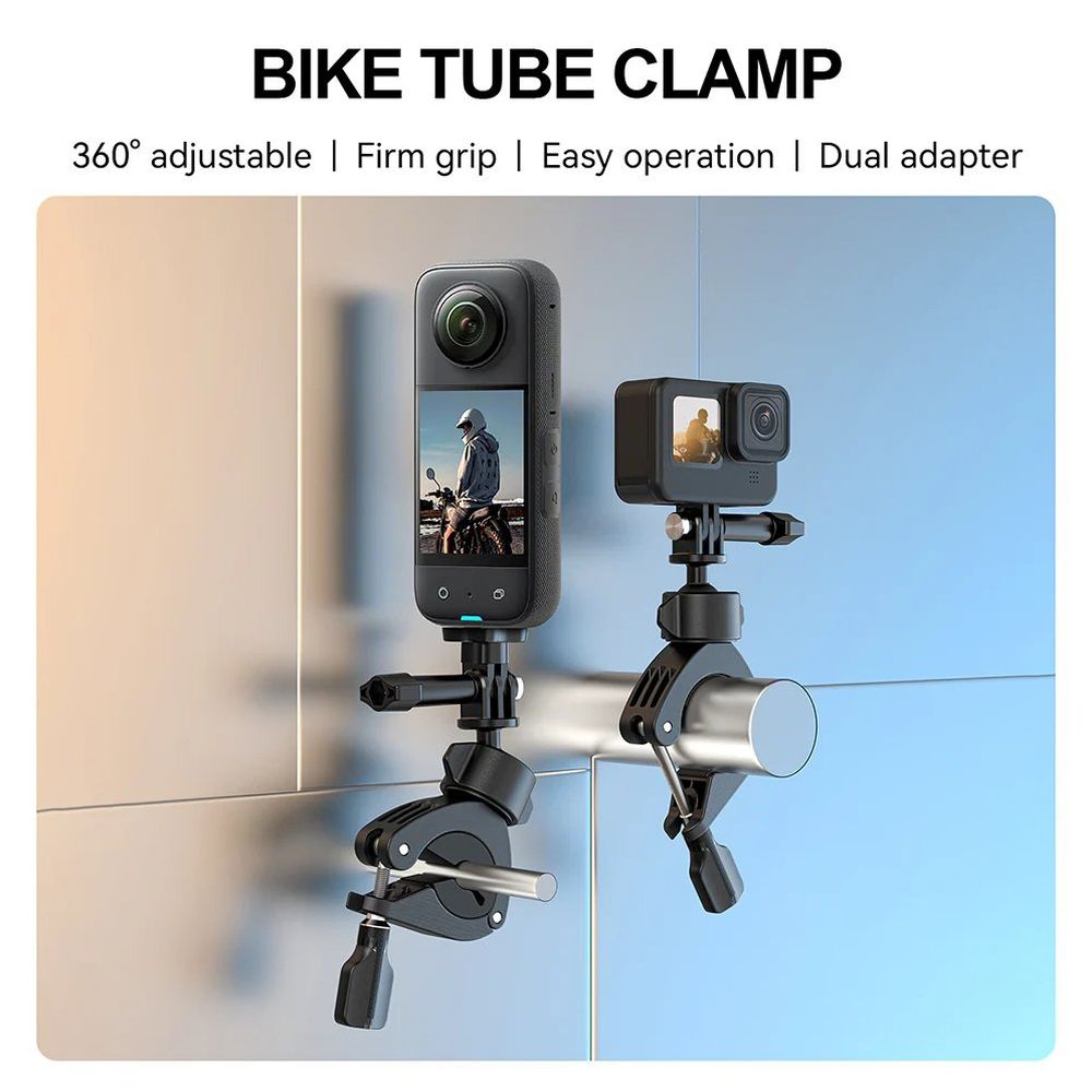 Telesin Supporto per tubo bici ruotabile a 360º