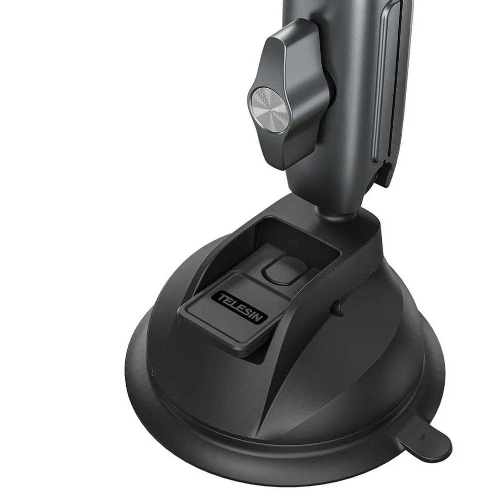 Telesin Supporto a ventosa a 3 bracci per GoPro+telecamera (con 3 ventose)