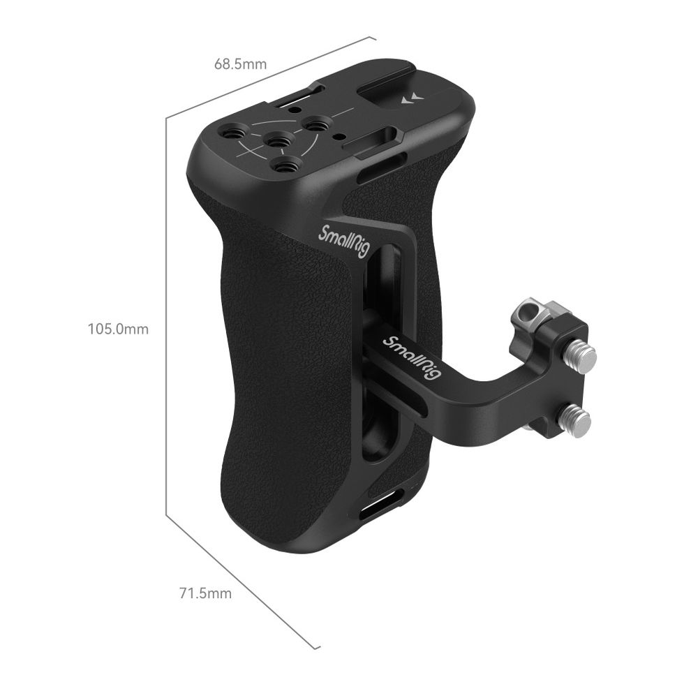 SmallRig 4015 Maniglia laterale con viti da 1/4"-20