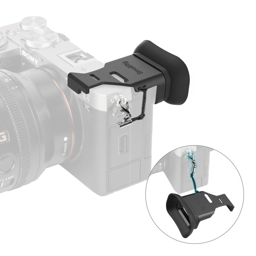 SmallRig: conchiglia oculare per mirino per Sony Alpha 7C II / Alpha 7CR 4819