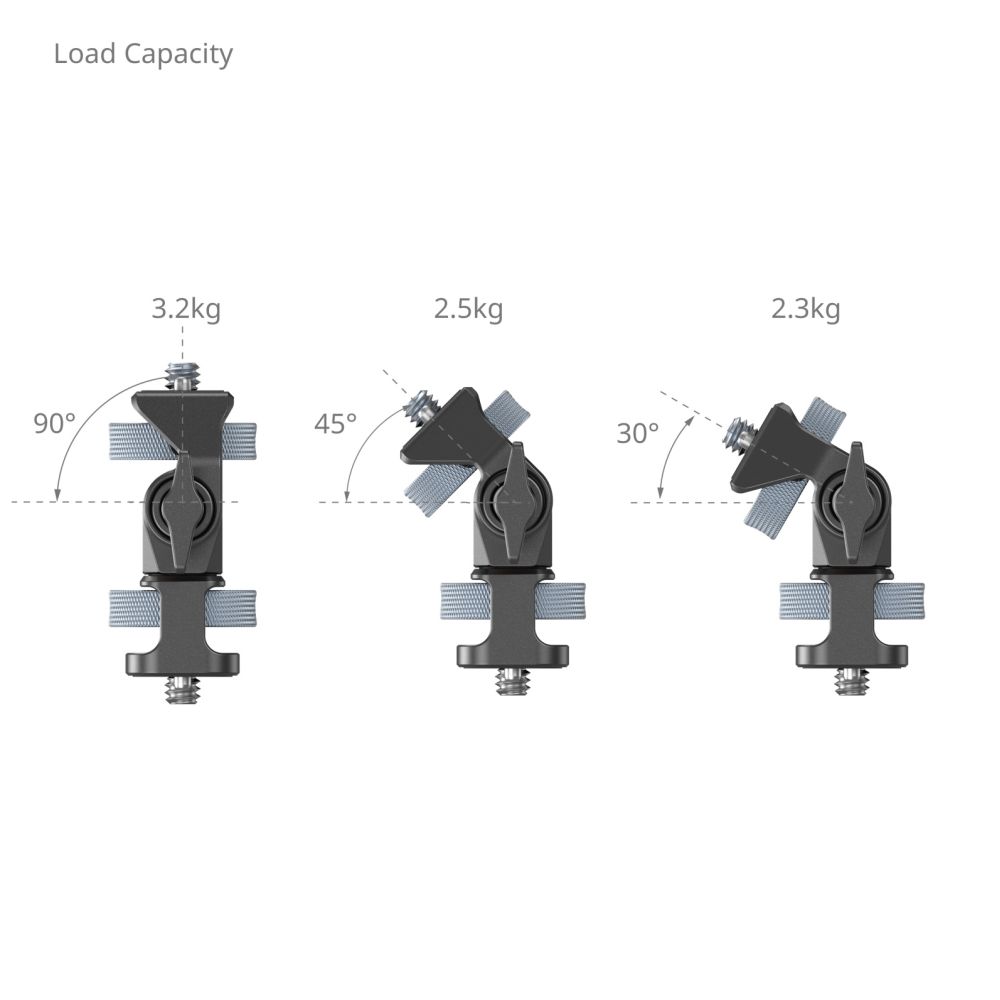 SmallRig Supporto per monitor girevole e inclinabile con viti da 1/4"-20 4886