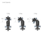 SmallRig Supporto per monitor girevole e inclinabile con viti da 1/4"-20 4886