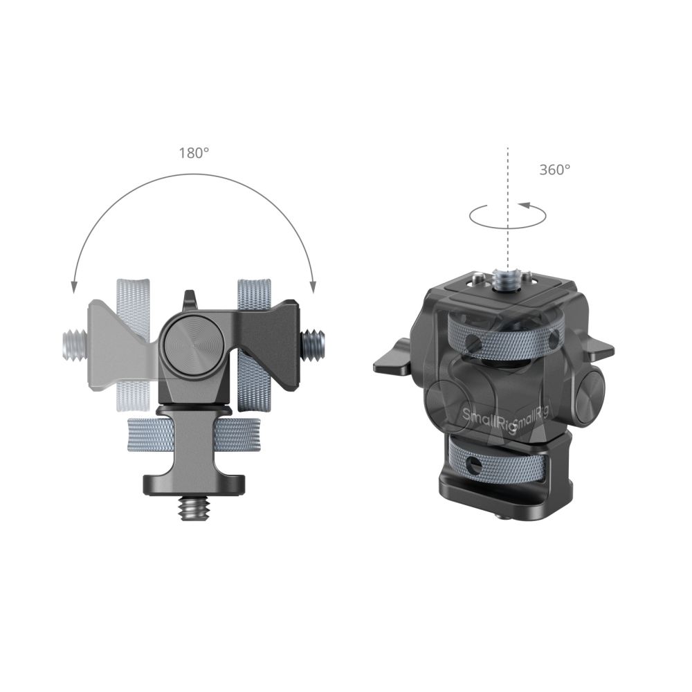 SmallRig Supporto per monitor girevole e inclinabile con viti da 1/4"-20 4886