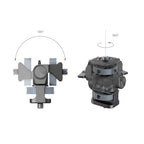 SmallRig Supporto per monitor girevole e inclinabile con viti da 1/4"-20 4886