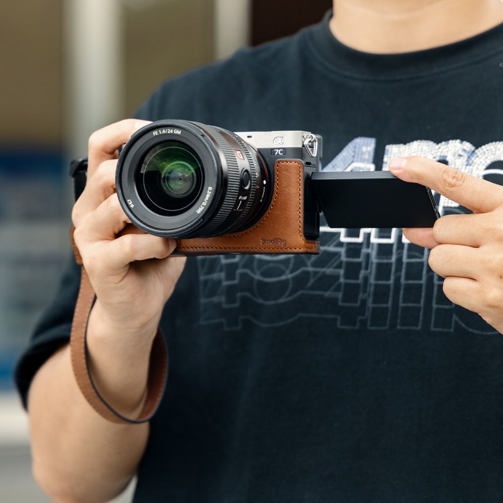 Kit custodia in pelle SmallRig per Sony Alpha 7C II / Alpha 7CR 5015
