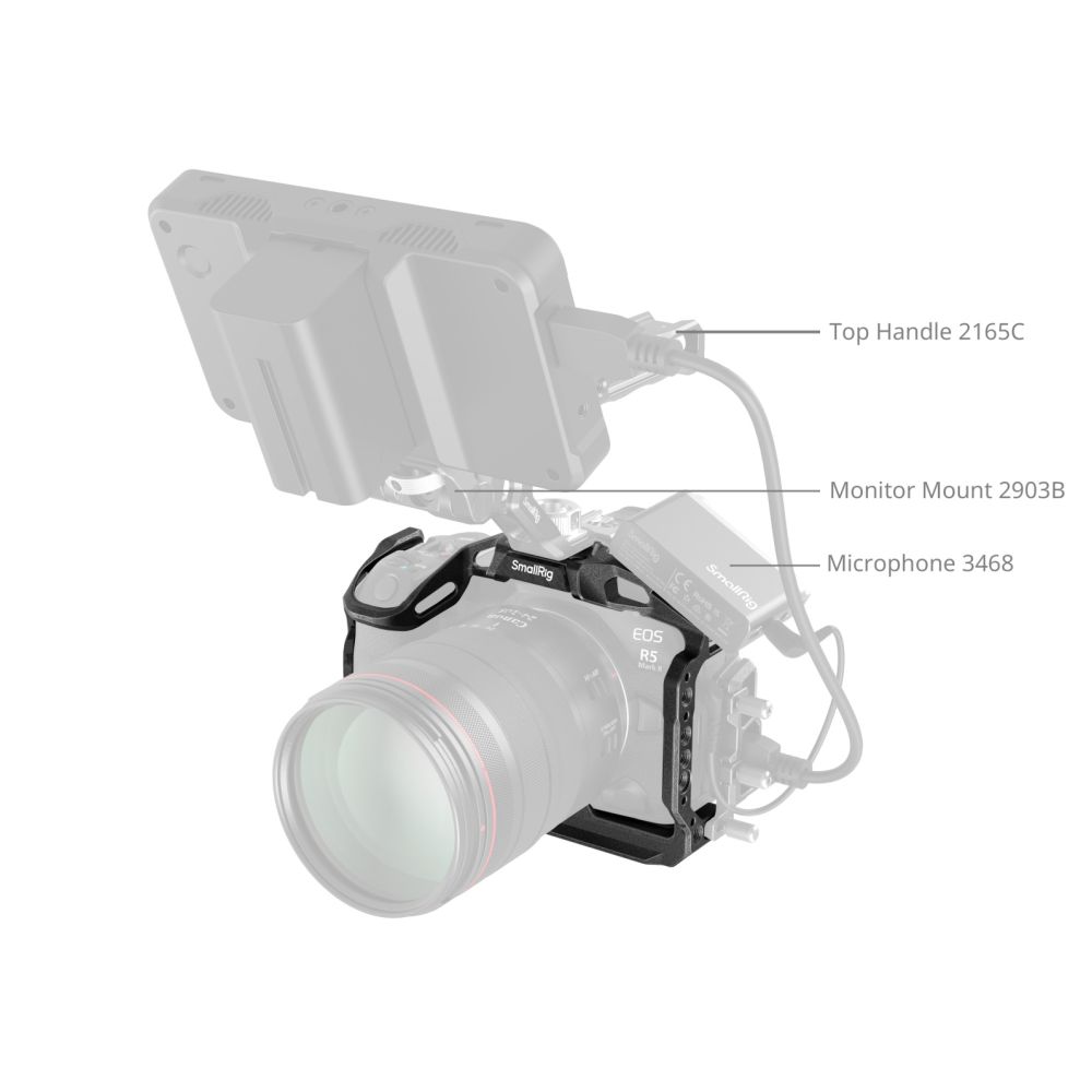 Gabbia SmallRig "Nero Mamba" per Canon EOS R5 Mark II 4975