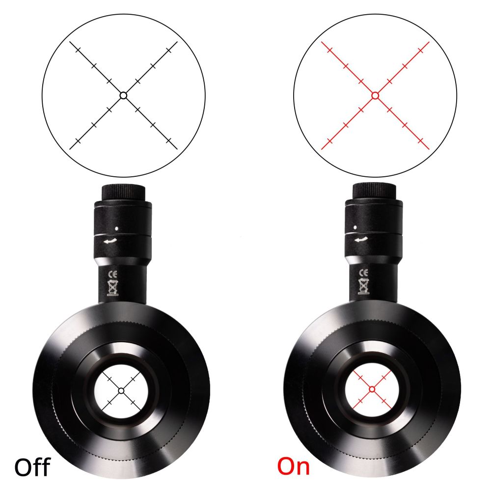 Explore Scientific 8x50 mirino e cannocchiale con focheggiatore elicoidale 1.25/T2