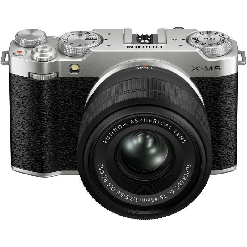 Fujifilm X-M5 body silver + XC 15-45mm