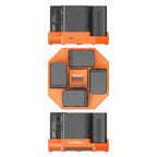 SmallRig NP-F970 Caricabatterie per videocamera a 4 canali e kit di 4 batterie 4834