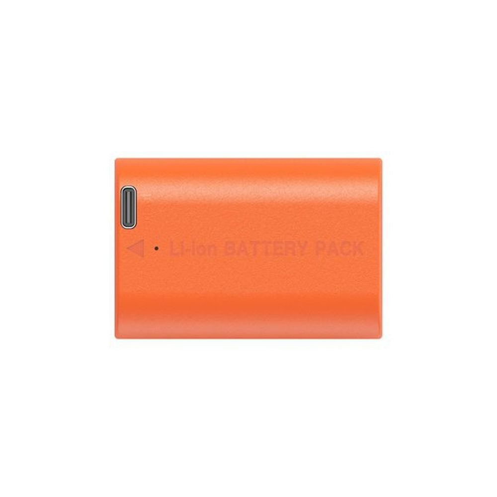 SmallRig 4968 LP-E6NH Batteria ricaricabile per fotocamera USB-C arancione