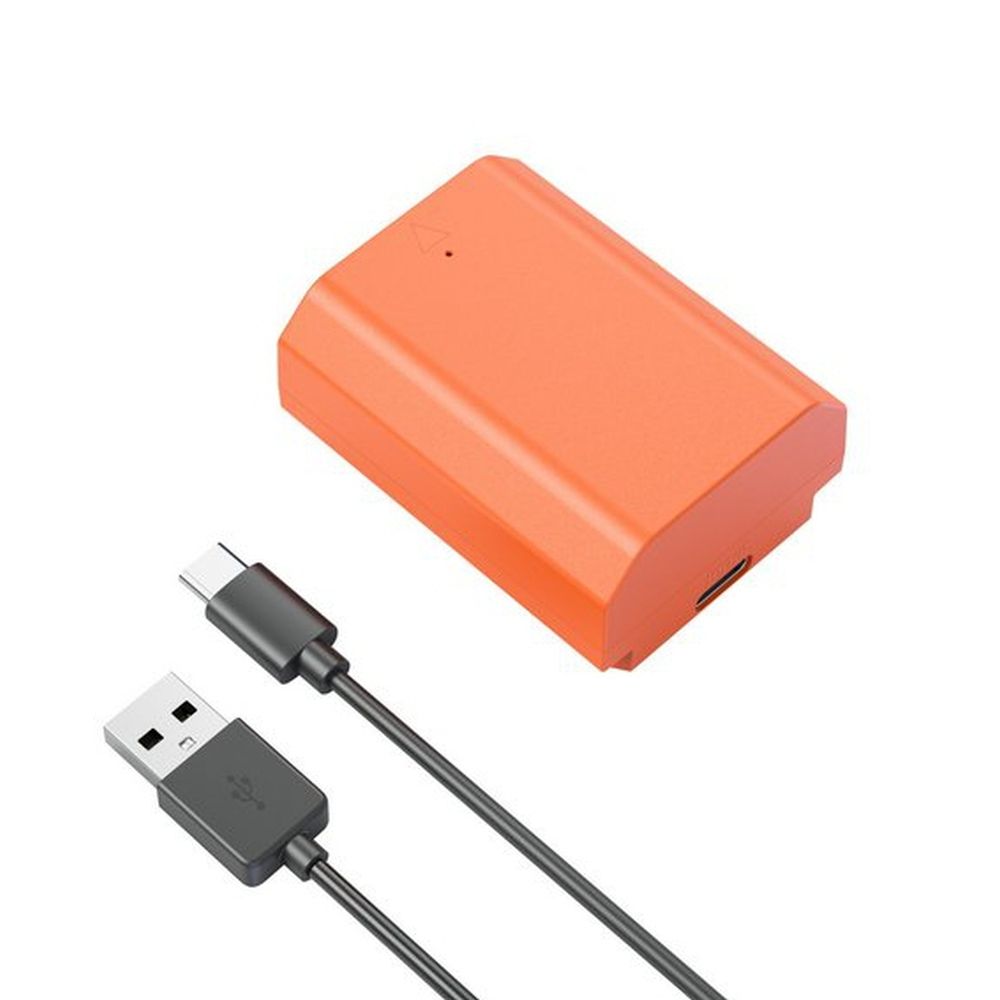 SmallRig 4969 Batteria ricaricabile per fotocamera NP-FZ100 USB-C arancione