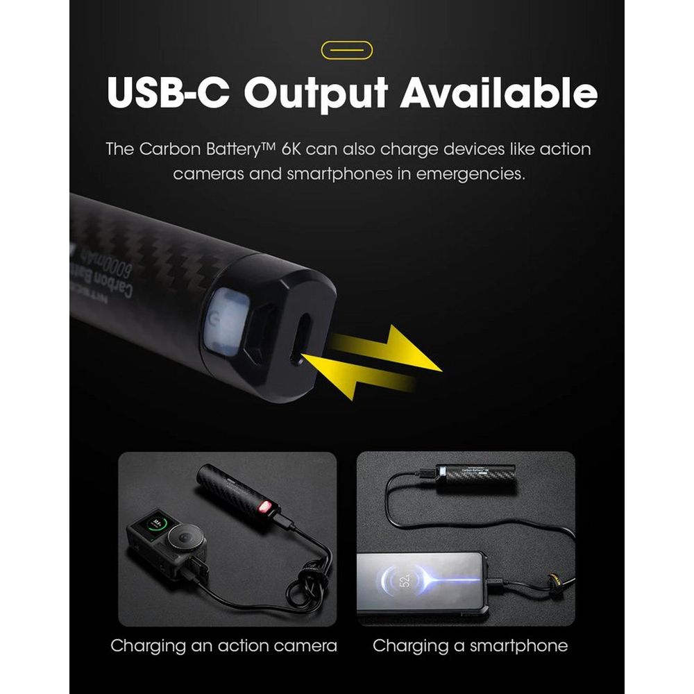 Batteria Nitecore Carbon 6K