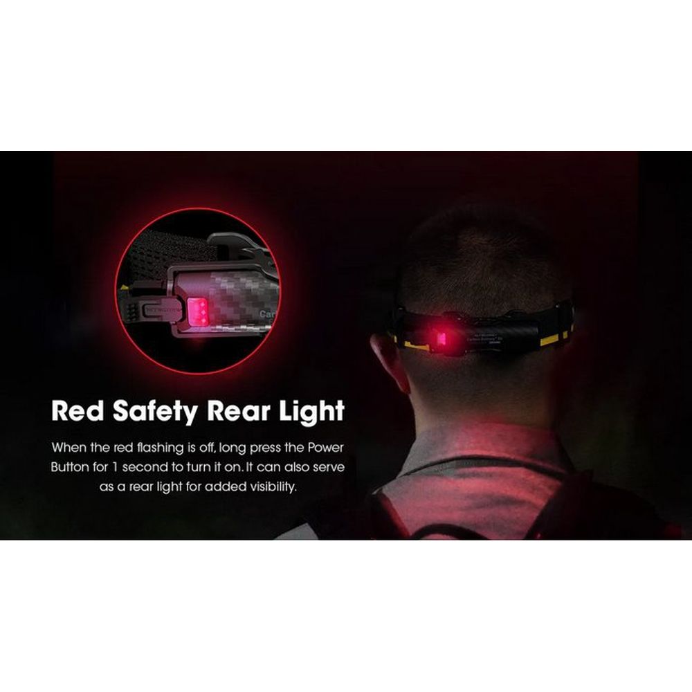 Kit Nitecore Carbon Battery 6K per un'autonomia prolungata della lampada frontale