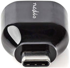Nedis Adattatore USB-C 3.2 Gen 1 maschio A femmina nero