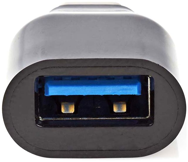 Nedis Adattatore USB-C 3.2 Gen 1 maschio A femmina nero