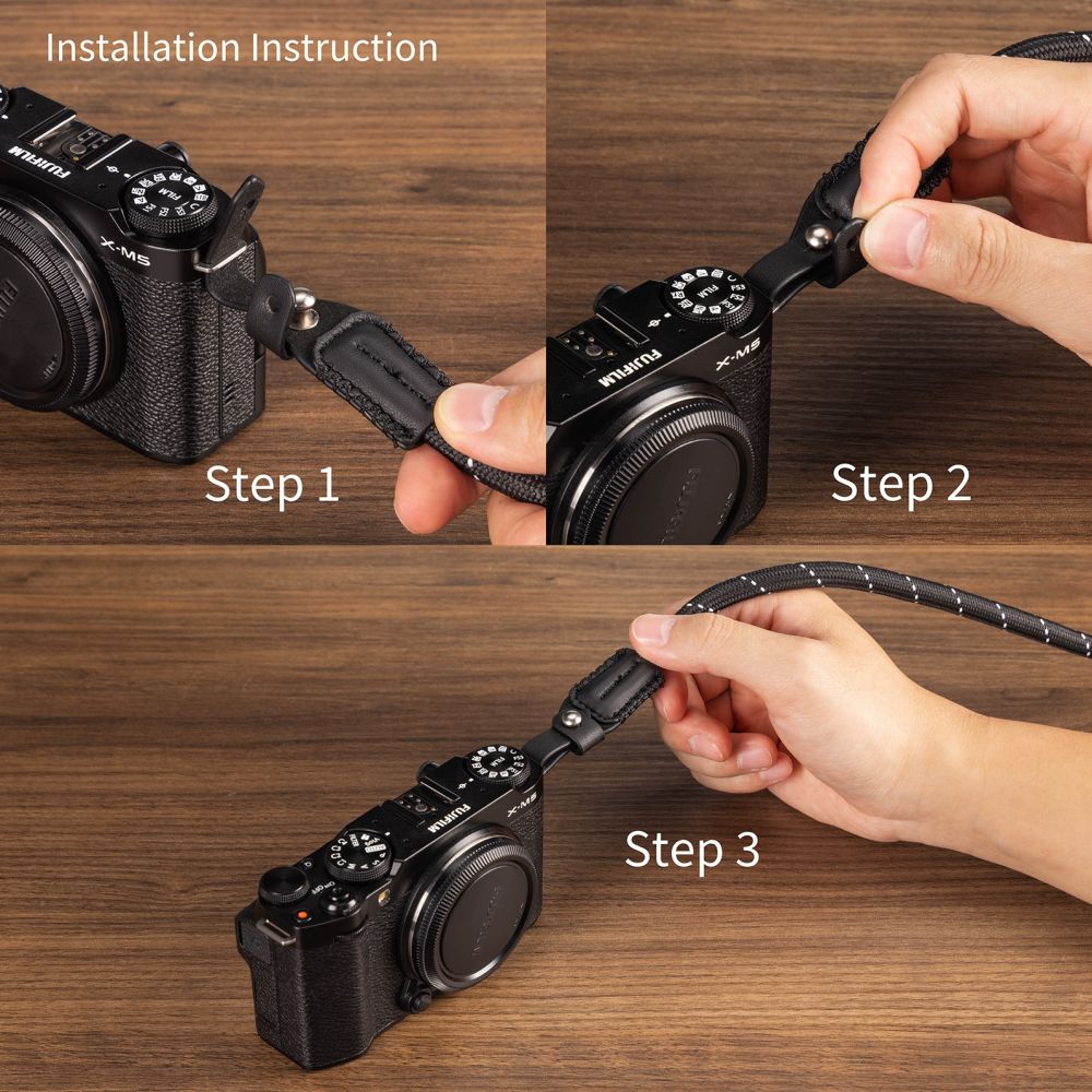 SmallRig 4882 Tracolla universale intrecciata, nero