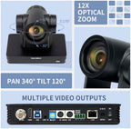 Feelworld UHD4K12X PTZ Camera