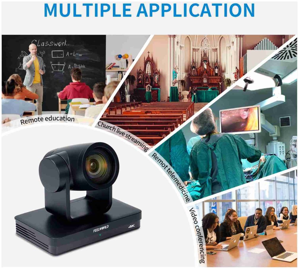 Feelworld UHD4K12X PTZ Camera