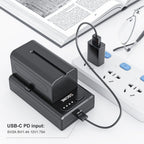 ZGCINE NPF battery Multi Use Charger Adapter with USB and D-Tap