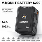 ZGCINE V-Mount Battery 200Wh S-series