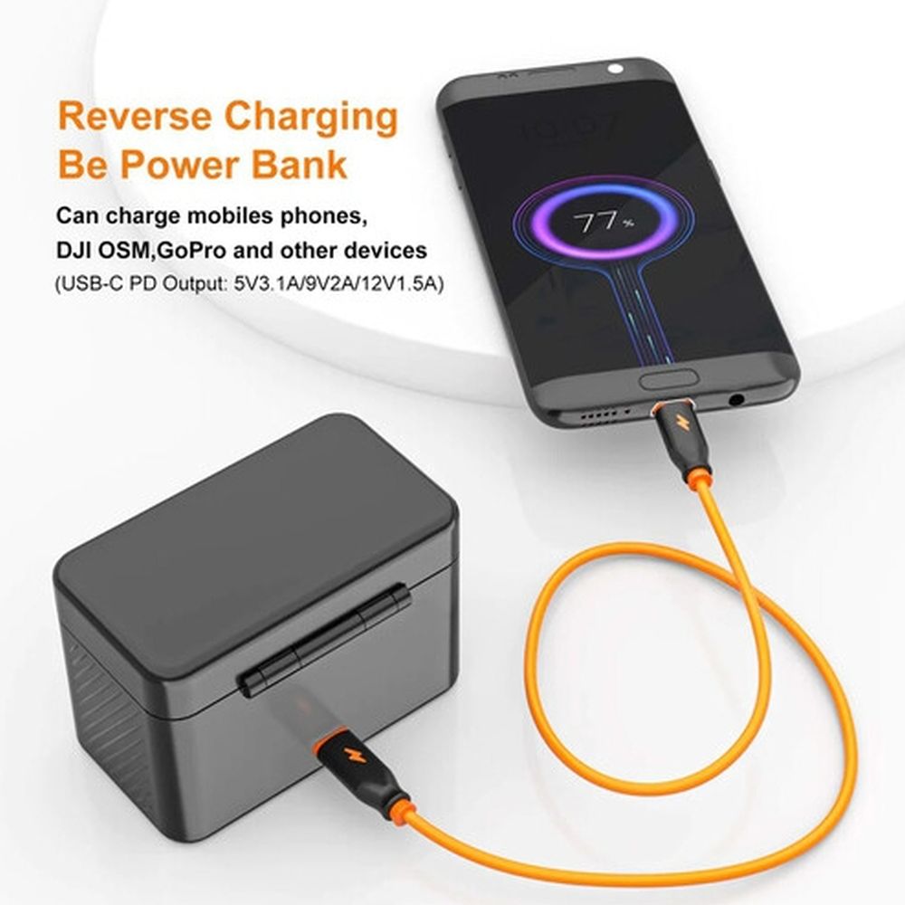 ZGCINE Sony BX1 Battery Charging Case + 2x BX1 battery