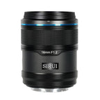 Sirui Sniper 16mm F1.2 APS-C/S35 Auto-Focus Obiettivo (E Attacco, Nero, Carbon Fiber)