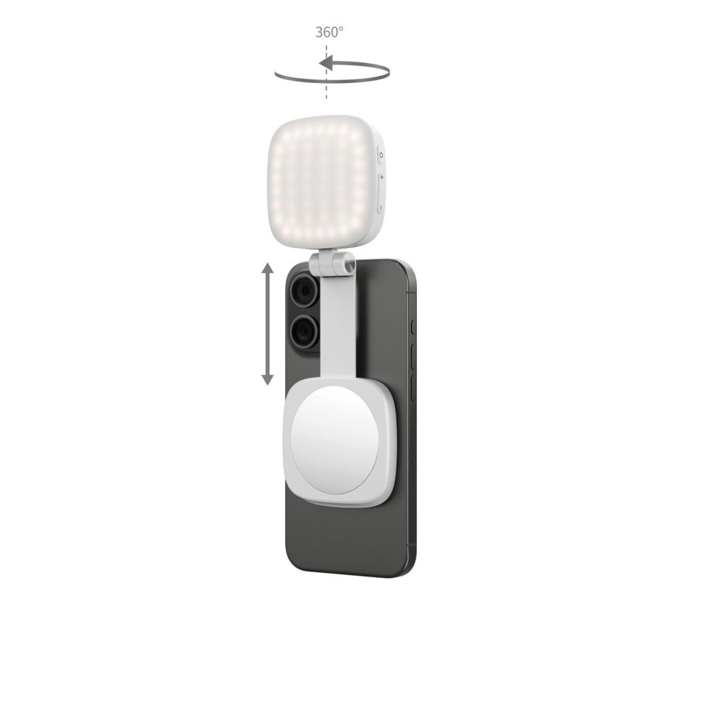 SmallRig 4933 Vibe P48 Detachable Mobile Phone LED Video Light, white