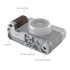SmallRig 4804 Impugnatura a L in legno per Fujifilm X100VI / X100V, argento