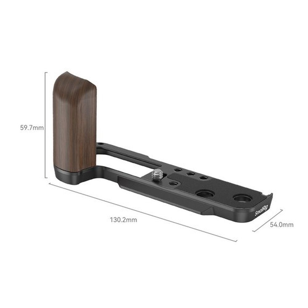 SmallRig 4805 Impugnatura a L in legno per Fujifilm X100VI / X100V, nero
