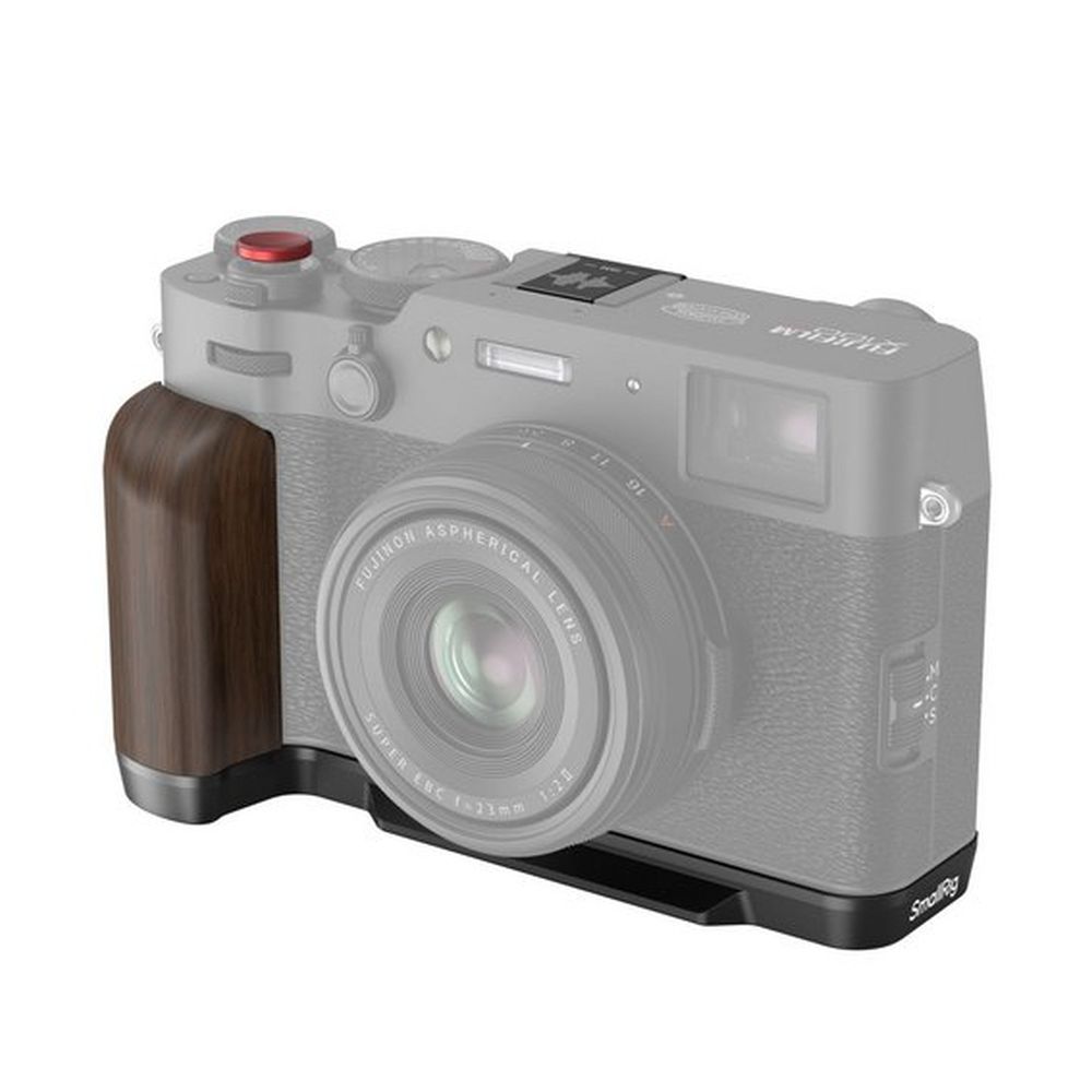 SmallRig 4805 Impugnatura a L in legno per Fujifilm X100VI / X100V, nero
