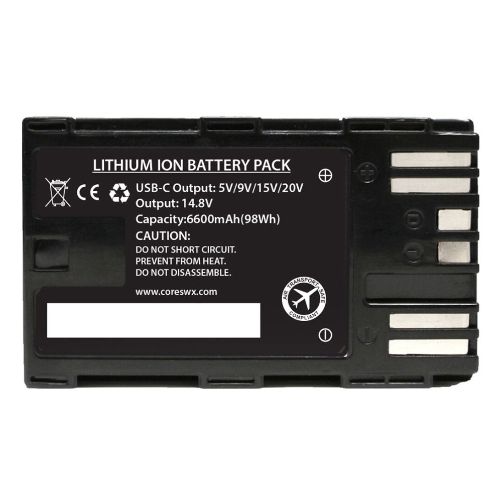 Batteria Core SWX NANO-C98X 6600mAh (Canon BP-A)
