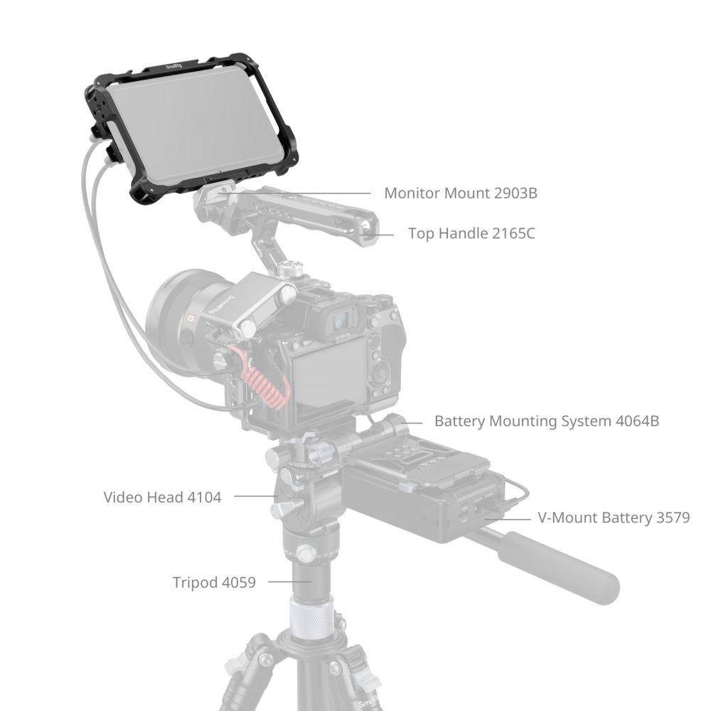 Kit gabbia monitor SmallRig 5030 per Atomos Shinobi II