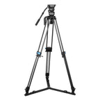 Sirui Twin-Leg Video Tripod 75mm Half-Bowl + VHS10 Professional Fluid Head
