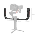 SmallRig 4327 Impugnatura doppia di controllo della messa a fuoco per la serie DJI RS