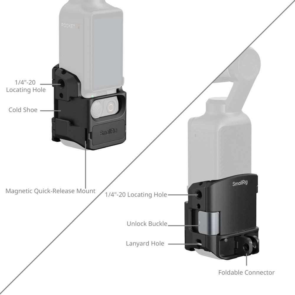 SmallRig 5072 Gabbia per DJI Osmo Pocket 3