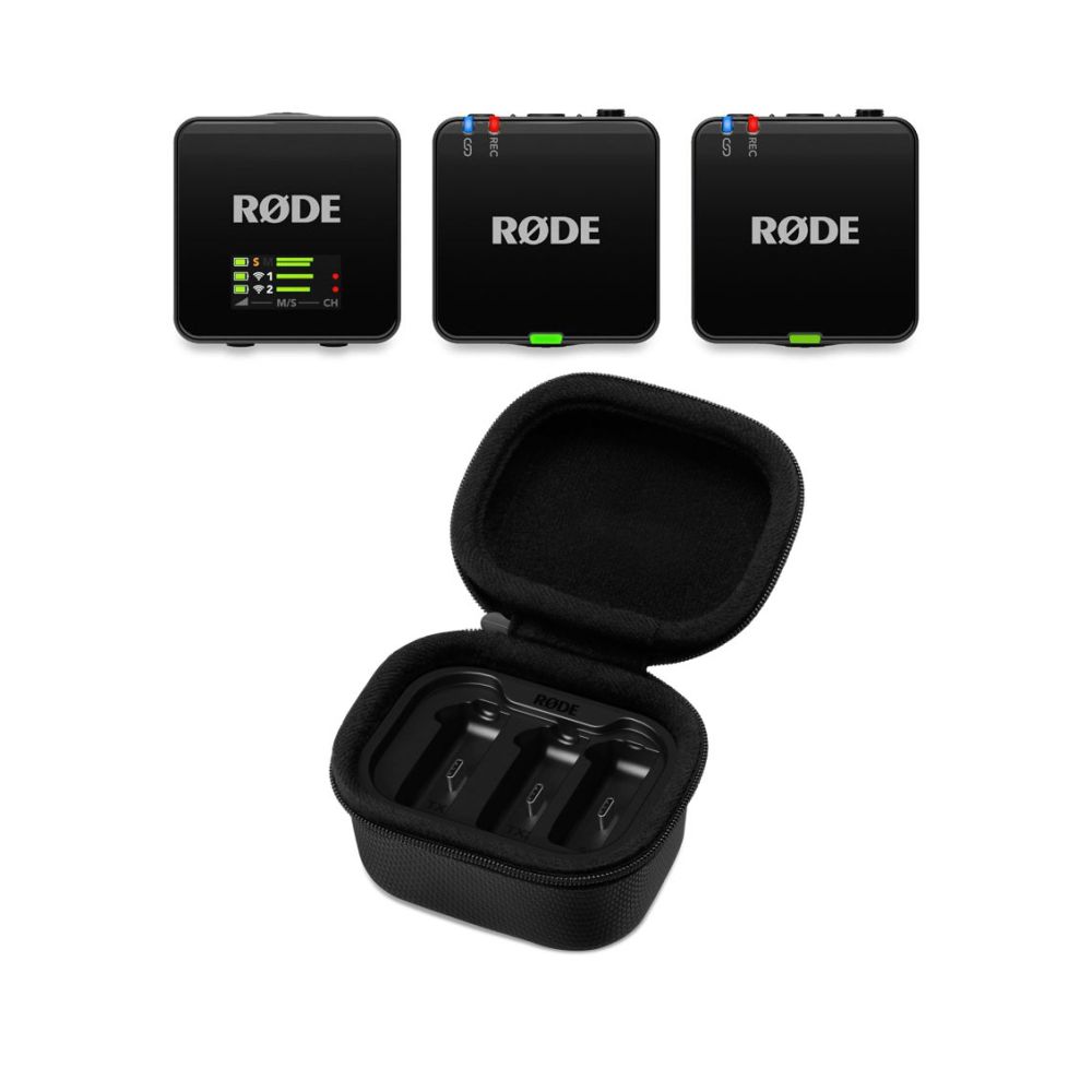 RØDE Wireless GO III + charging custodia+